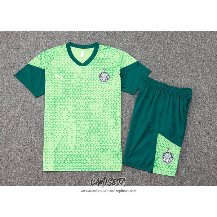 Chandal del Palmeiras 2024-2025 Manga Corta Verde - Pantalon Corto